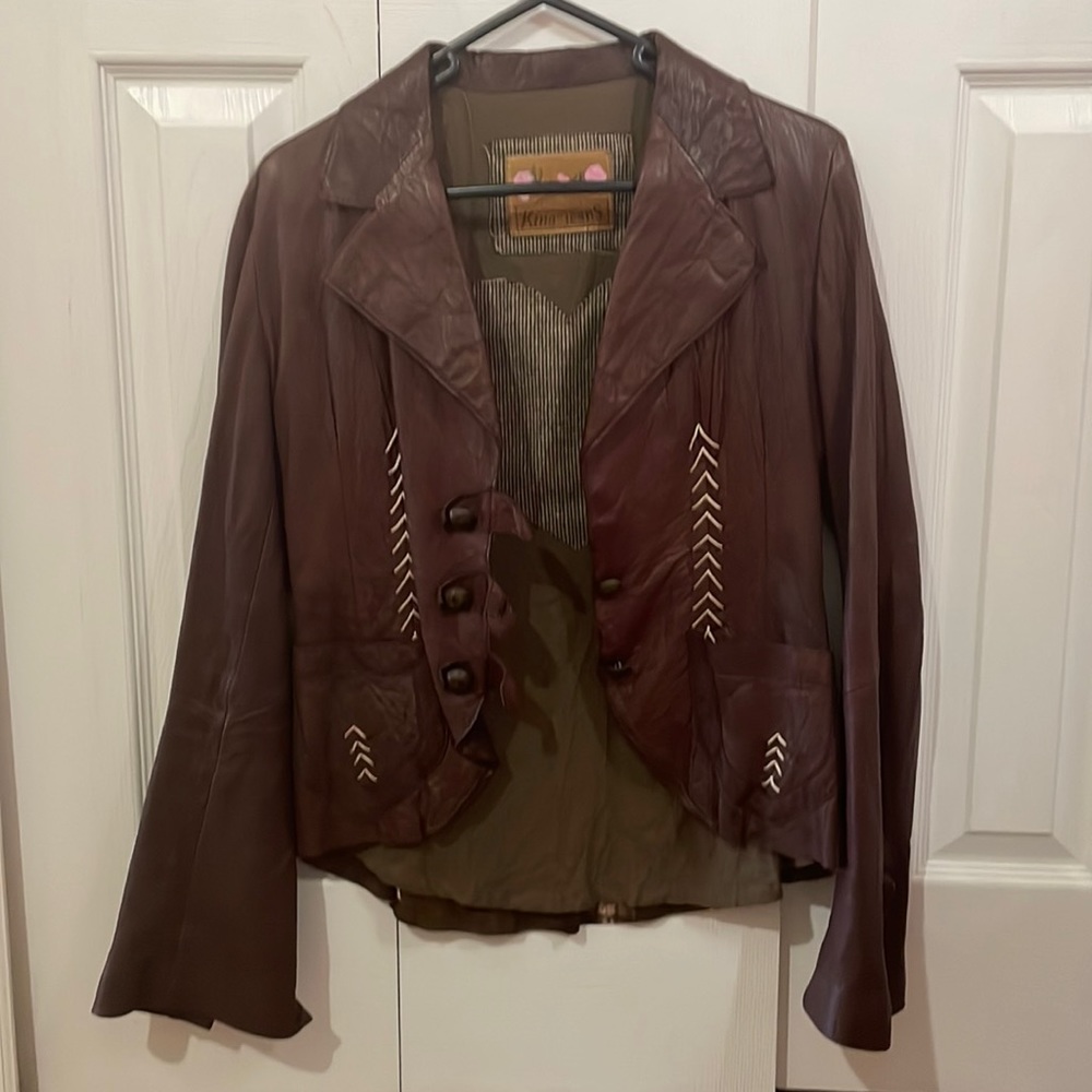 100% leather jacket